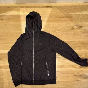 Nike Charcoal and Black Hoodie